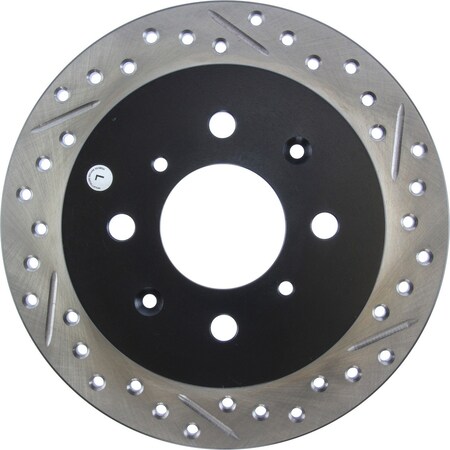 Centric Parts Sport Drilled/Slotted Brake Rotor, 127.40017L 127.40017L